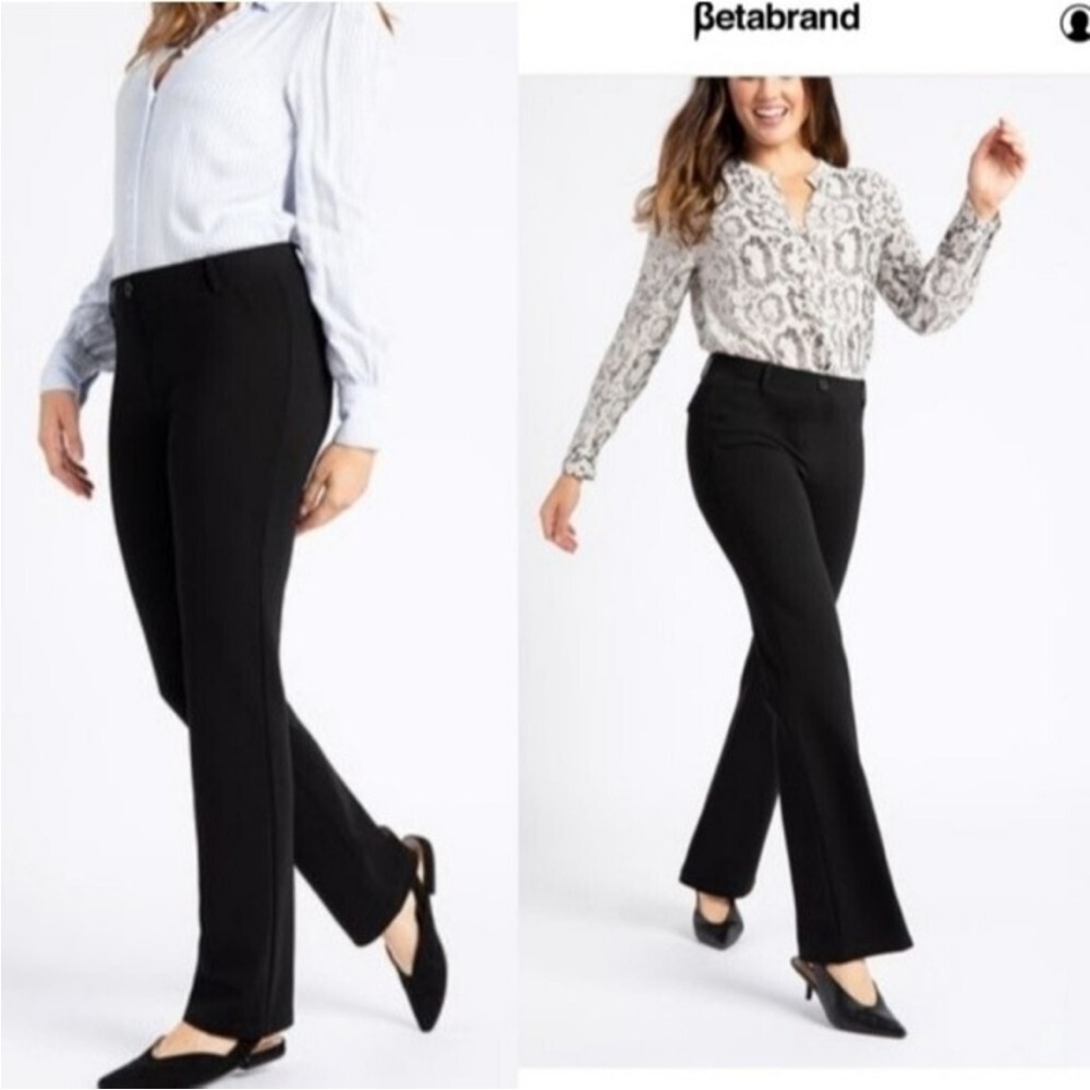NWT Betabrand Black Dress Pant Yoga Pants